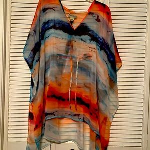 NWT Quagga beach sheer coverup